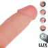 Paul Triple Texture Dildo w/Swing Balls 8,2