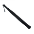 Kiotos Leather Black Leather Flogger with Braided Handle