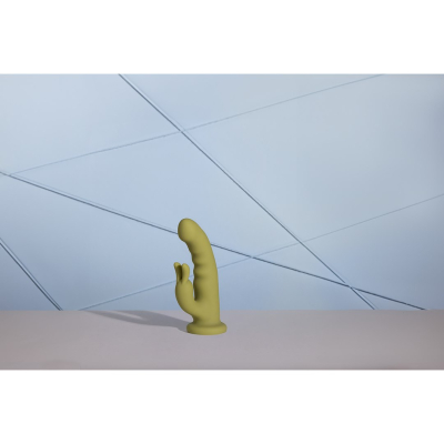 Ultra Soft Silicone Rotating Rabbit Vibrator - Spring Sage