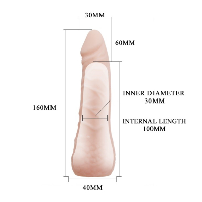 Nakładka na penisa 16cm LyBaile