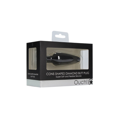 Cone-Shaped Diamond Butt Plug