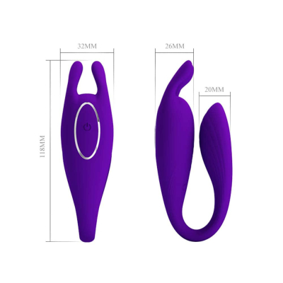 Pretty Love Bill Vibro Massager Purple