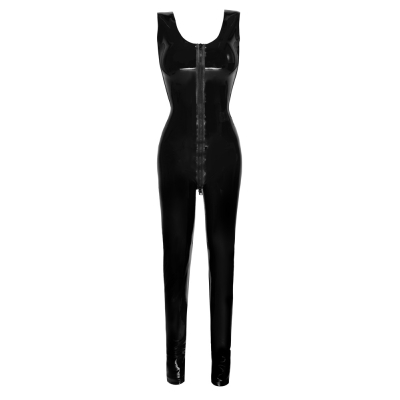 Latex Catsuit black XL