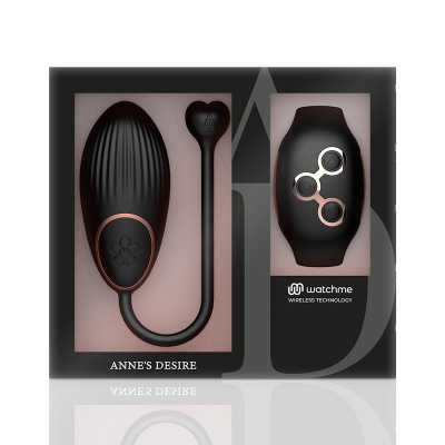 ANNE\'S DESIRE - EGG REMOTE CONTROL TECHNOLOGY WATCHME BLACK/GOLD