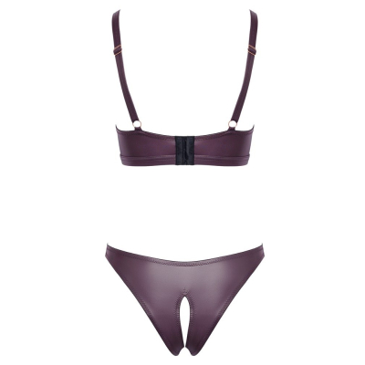 Bra and Briefs purple M