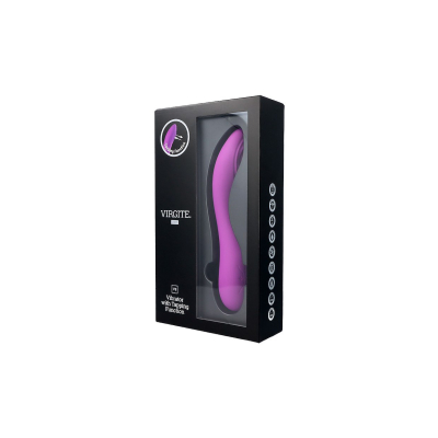RECHARGEABLE TAPPING VIBRATOR V8 PURPLE