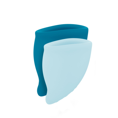 Kubeczki menstruacyjne Fun Cup Explore Kit - Multicolored Turquoise