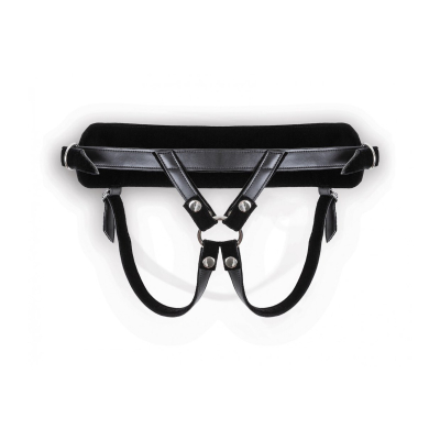 HARNESS WITH BLACK DILDO SIZE L