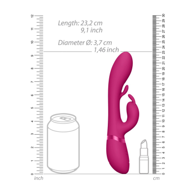 Tama - Wave Vibrating G-Spot Rabbit - Pink