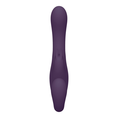 Suki - Vibrating Strapless Strap-on Rabbit - Purple