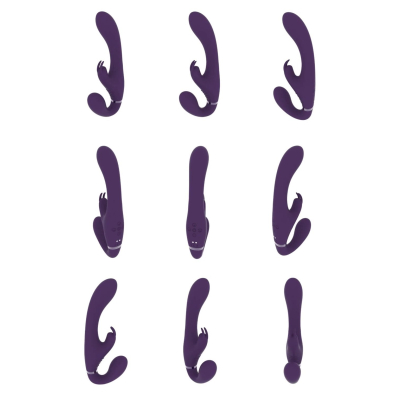 Suki - Vibrating Strapless Strap-on Rabbit - Purple