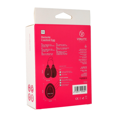 G1 RECHARGEABLE EGG WITH REMOTE CONTROLLER PURPLE