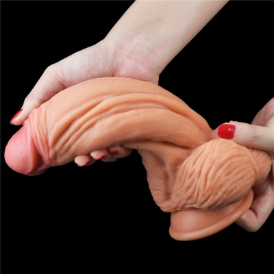 Dildo z przyssawką o dwuwarstwowym 24,5 cm Lovetoy