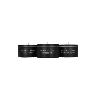 Massage Candle Set - Pheromone, Vanilla Rose Scented