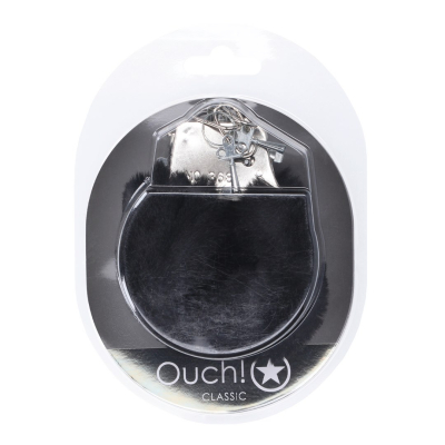Classic Fluffy Handcuffs - Black