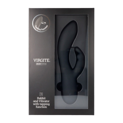 V9 BLACK RECHARGEABLE TAPPING VIBRATOR