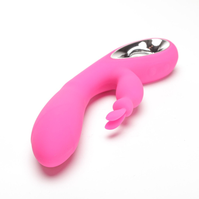 Wibrator Silikonowy Typ Króliczek Ładowany Usb Różowy