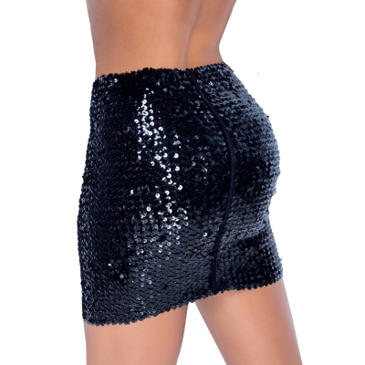 Sequin Skirt L