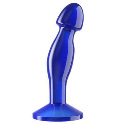 Flawless Clear Prostate Plug 6.5\'\' Blue