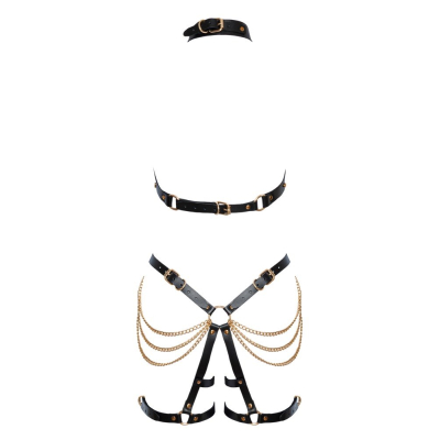 Leather Harness Set L/XL