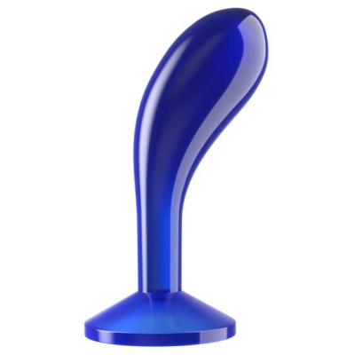 Flawless Clear Prostate Plug 6.0\'\' Blue