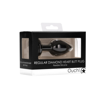 Diamond Heart Butt Plug - Regular