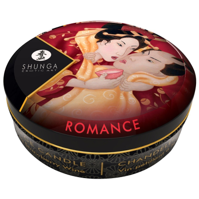 Świeca do masażu Romance Sparkling Strawberry Wine 30ml Shunga