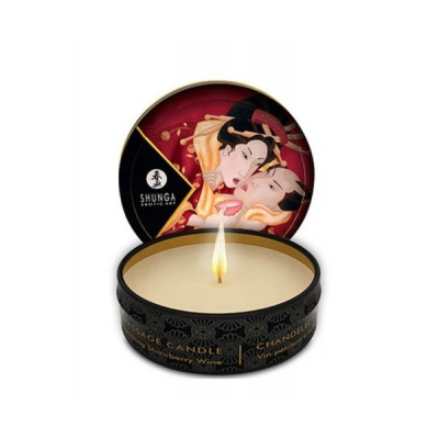 Świeca do masażu Romance Sparkling Strawberry Wine 30ml Shunga