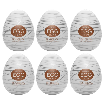 Masturbator Tenga Egg Silky II- 6szt.