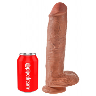 King Cock Dildo z jądrami i mocną przyssawką 28cm