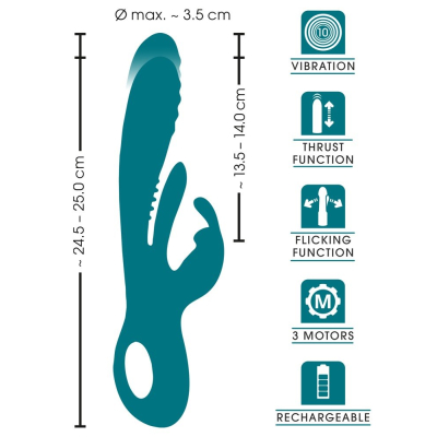 Smile Rabbit Vibrator w Thrust