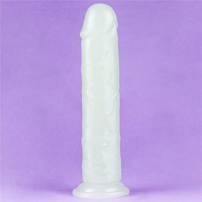 Dildo z przyssawką świecące w ciemności 21 cm Lovetoy