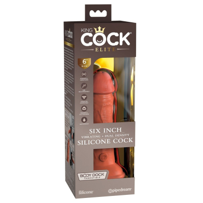 KCE 6 DD Vibrating Cock Tan