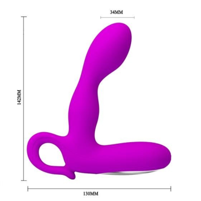 Pretty Love Barrack Prostate Stimulator Vibro Purple