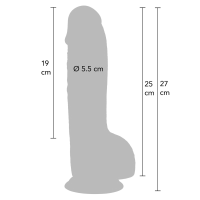 Realistic Dildo PVC 25 cm