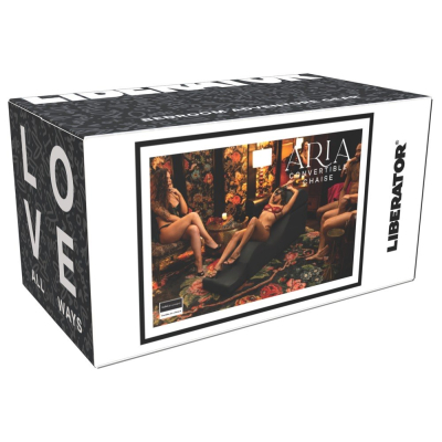 Aria Flip Chaise Black 22\"