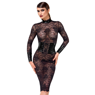 Noir Dress Lace S