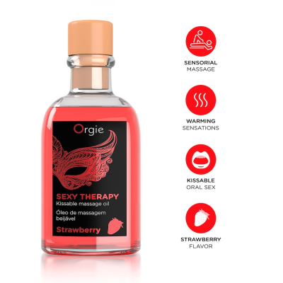 Orgie Sexy Therapy Kissable Massage Set Strawberry