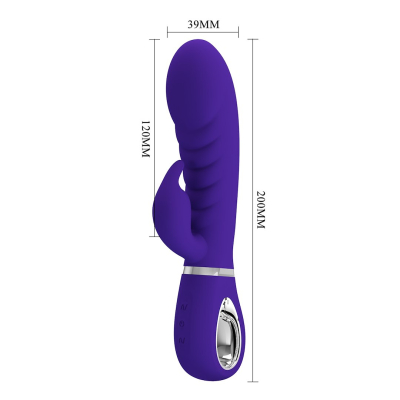 Wibrator Prescott Purple 20cm Pretty Love