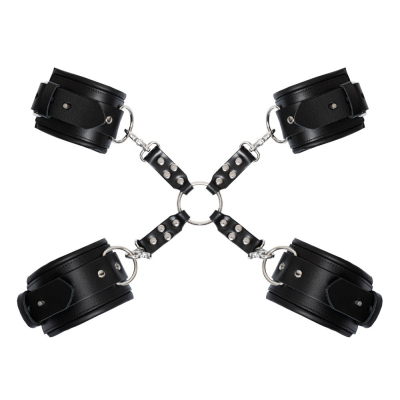 Padded Leather Restraint Set