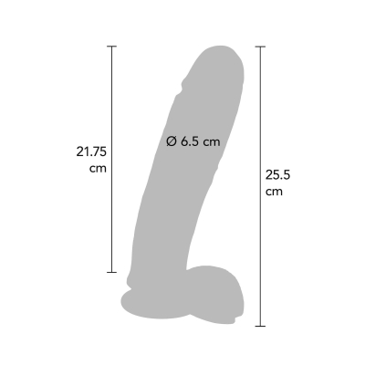 Dildo 10 inch with Balls