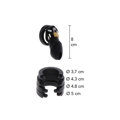 Chastity Cock Cage Slicone Large