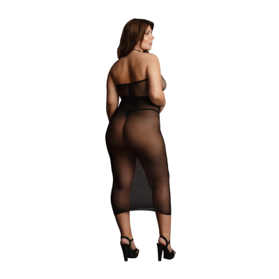 High Neck Dress - Plus Size
