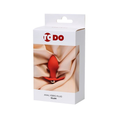 ToDo Glam Red Anal Vibro Plug