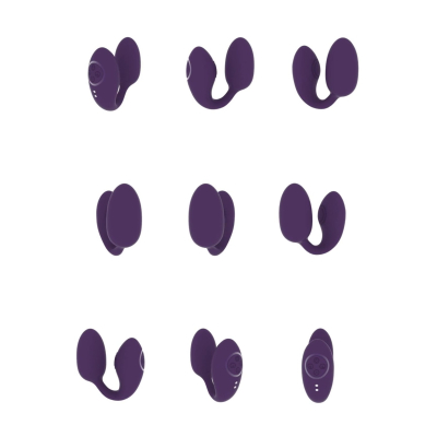 Aika - Pulse Wave Vibrating Love Egg - Purple