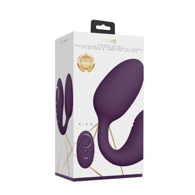 Aika - Pulse Wave Vibrating Love Egg - Purple