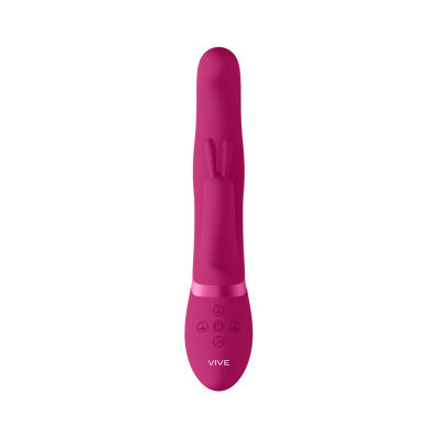 Izara - Rotating Beads Rabbit Vibrator - Pink