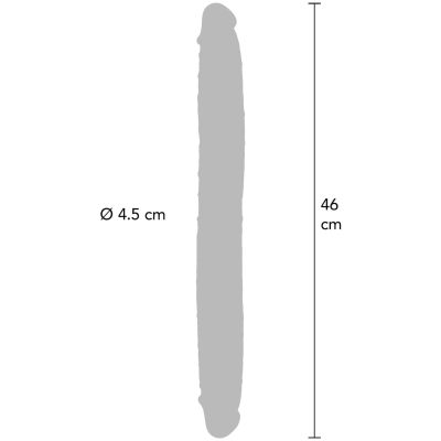 Silicone Foreskin D-Dong 46 cm