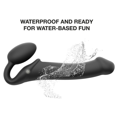 Vibrating Strap-On M Black