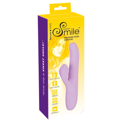 Wibrator Smile z obrotowymi kulkami 24,8cm